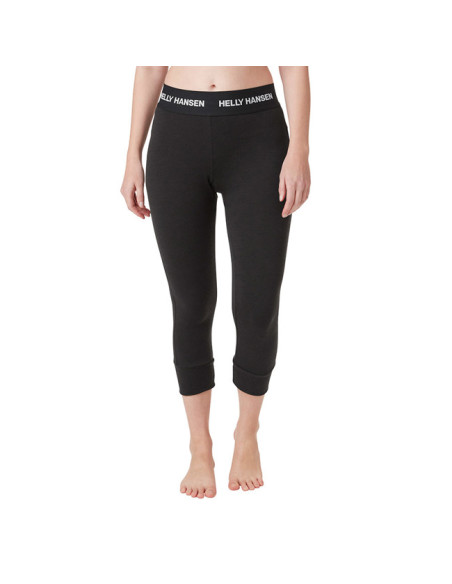 Strumpfhose Helly Hansen LIFA MERINO MIDWEIGHT 3/4 PA Black
