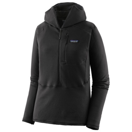 Polarfleece Patagonia R1 P/O HOODY Black