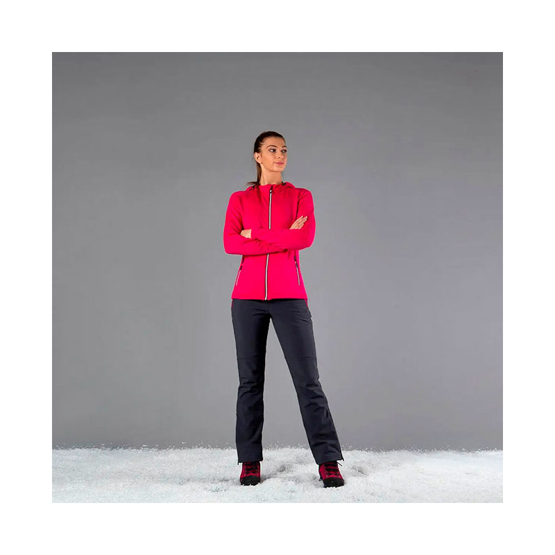 Cmp Stretch Performance Fleece Hooded Jacket W