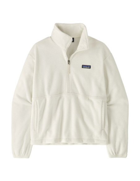 Polar Fleece Patagonia MICRO D 1/2 ZIP FLEECE P/O Birch Whit