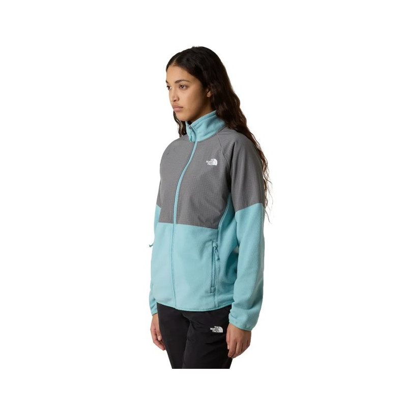 Fleeceová mikina The North Face GLACIER HEAVYWEIGHT FZ JKT Blue Eclips