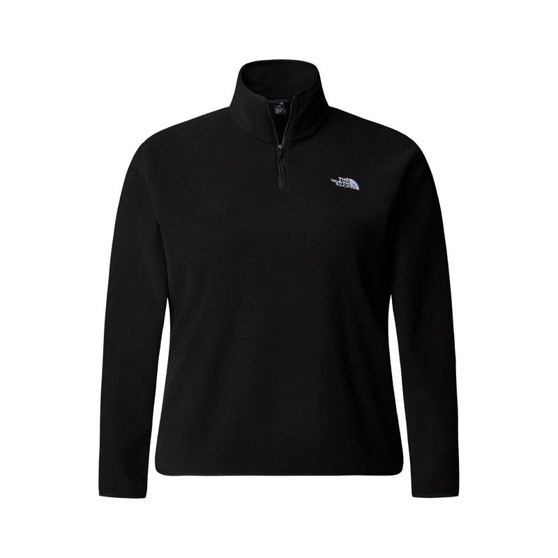 Fleeceová mikina The North Face PLUS GLACIER FLEECE 1/4 ZIP JKT Bl