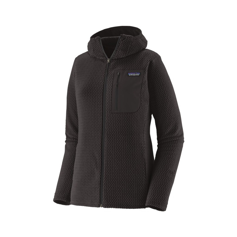 Giacca Patagonia R1 AIR FULL-ZIP HOODY Black