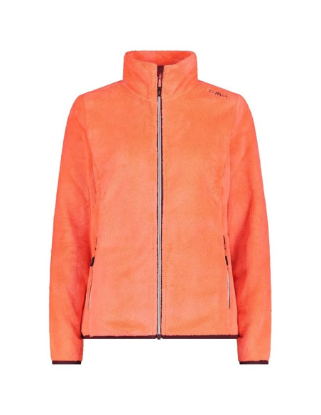 Fleeceová mikina Cmp JKT Red Fluo