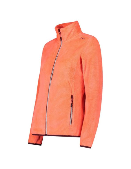 Polaire Cmp JKT Red Fluo