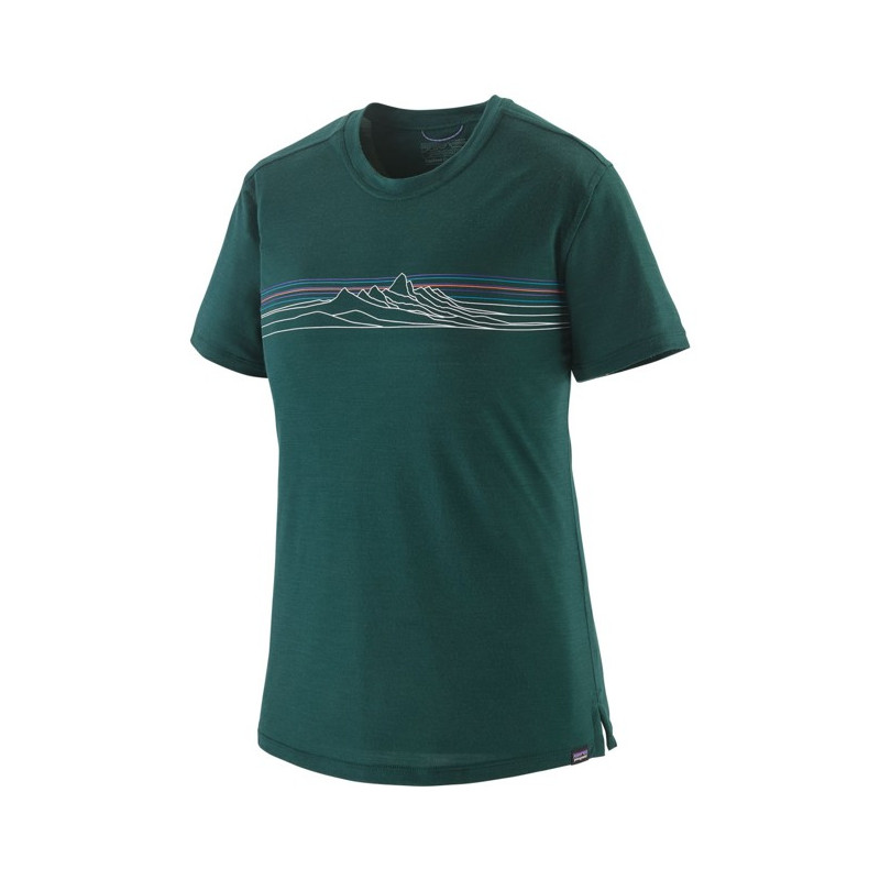 Koszulka Patagonia CAP COOL MERINO BLEND GRAPH SHIRT