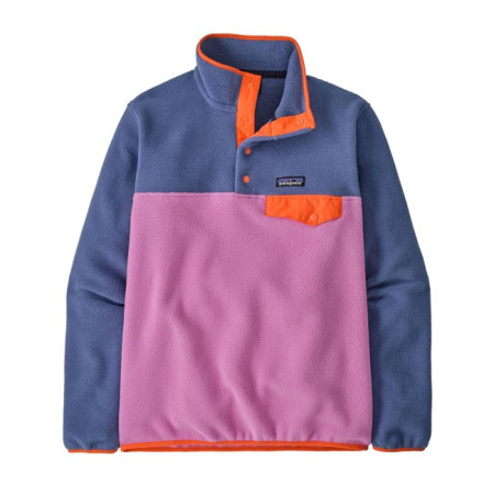Polar fleece Patagonia LW SYNCH SNAP-T P/O Brisk Purple