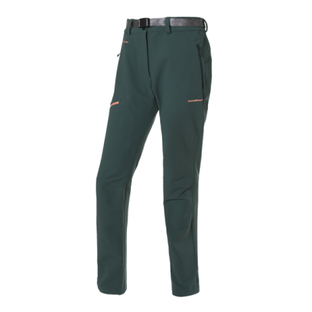 Trangoworld Pant. Largo Causiat Verde Oscuro