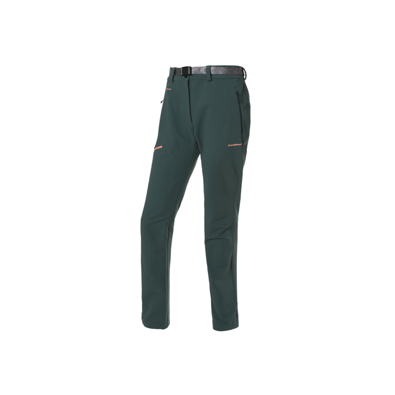 Trangoworld Pant. Largo Causiat Verde Oscuro