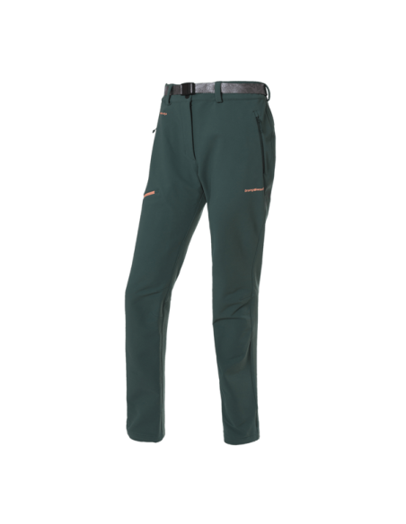 Trangoworld Pant. Largo Causiat Verde Oscuro