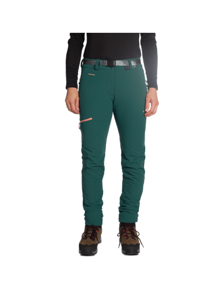 Trangoworld Pant. Largo Causiat Verde Oscuro