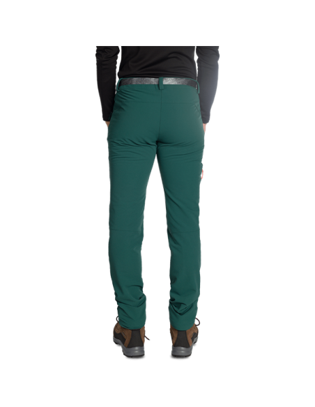 Trangoworld Pant. Largo Causiat Verde Oscuro