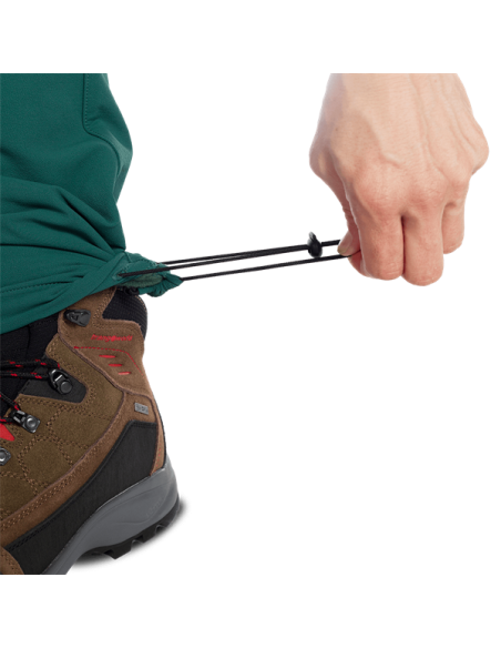 Trangoworld Pant. Largo Causiat Verde Oscuro