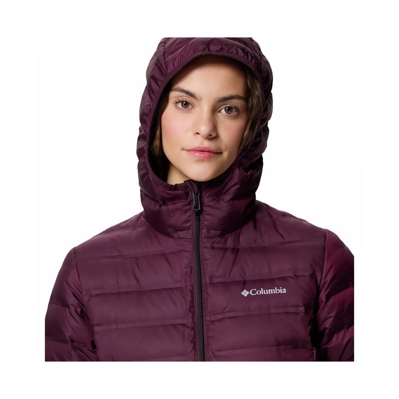Jacka Columbia LAKE 22 II LONG HOODED JKT Moonvist