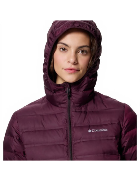 Jacka Columbia LAKE 22 II LONG HOODED JKT Moonvist