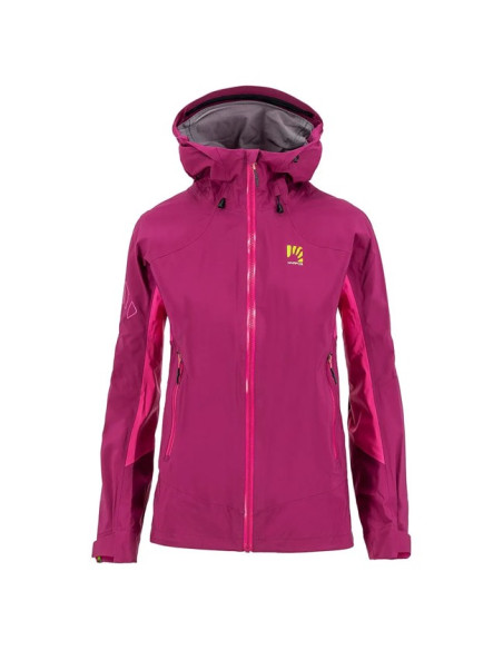 Jacka Karpos STORM EVO W JACKET Raspberry R./Cabaret