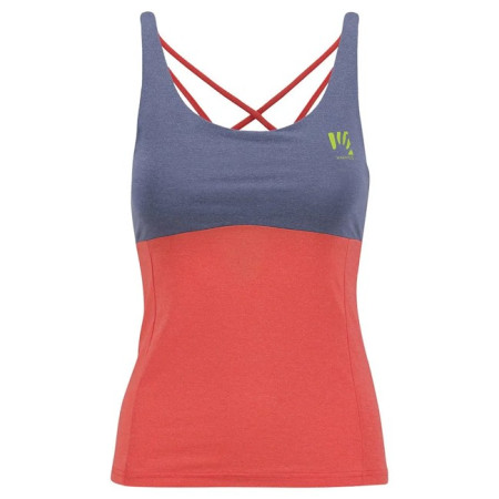 Tričko Karpos EVO W TOP Vintage Indigo/Hot Coral