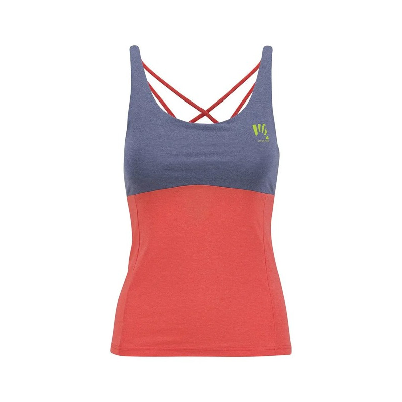 Koszulka Karpos EVO W TOP Vintage Indigo/Hot Coral