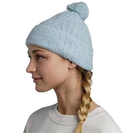 Buff Knitted Hat 2
