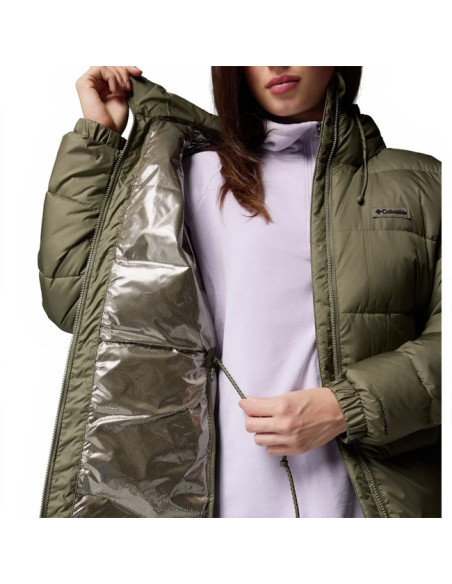 Kurtka Columbia LAKE III LONG JKT Stone Green