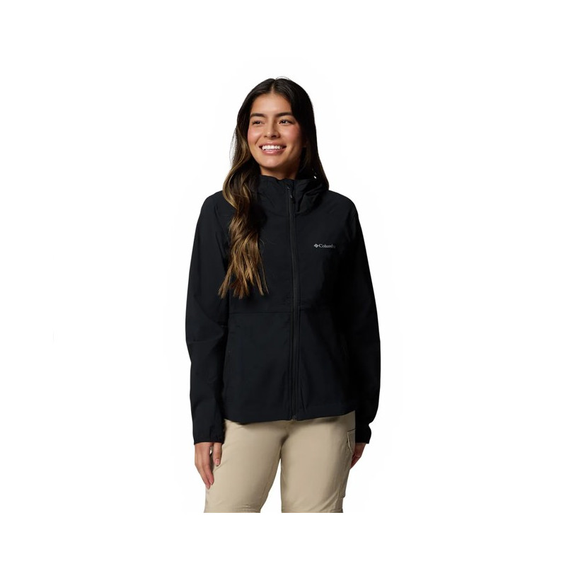 Jacket Columbia CANYON II HOODED SOFTSHELL Black