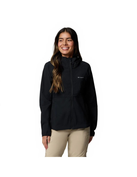 Jas Columbia CANYON II HOODED SOFTSHELL Black