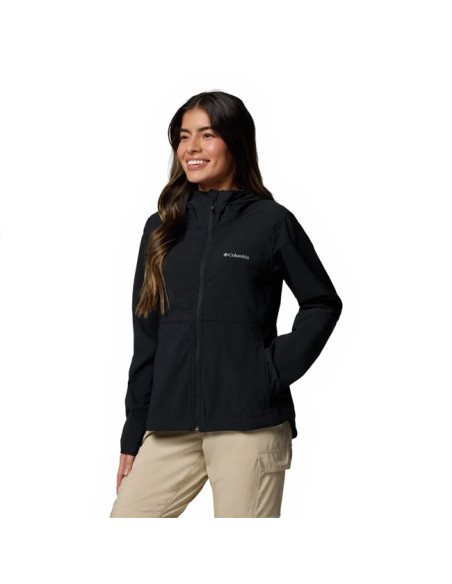 Giacca Columbia CANYON II HOODED SOFTSHELL Black