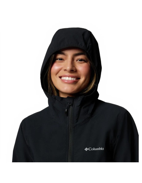 Veste Columbia CANYON II HOODED SOFTSHELL Black