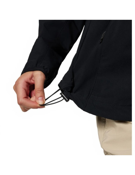 Veste Columbia CANYON II HOODED SOFTSHELL Black