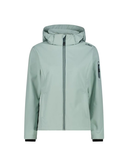 Jakke Cmp ZIP HOOD Jade