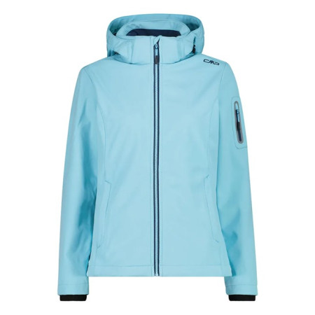 Jakke Cmp ZIP HOOD Topazio