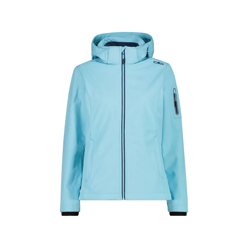 Jacka Cmp ZIP HOOD Topazio