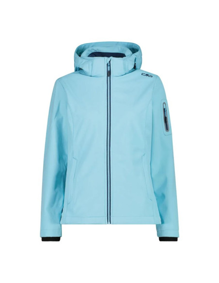Jacka Cmp ZIP HOOD Topazio