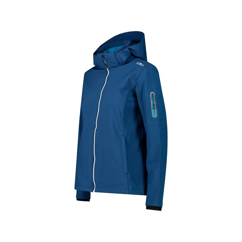 Jas Cmp ZIP HOOD Blue Ink
