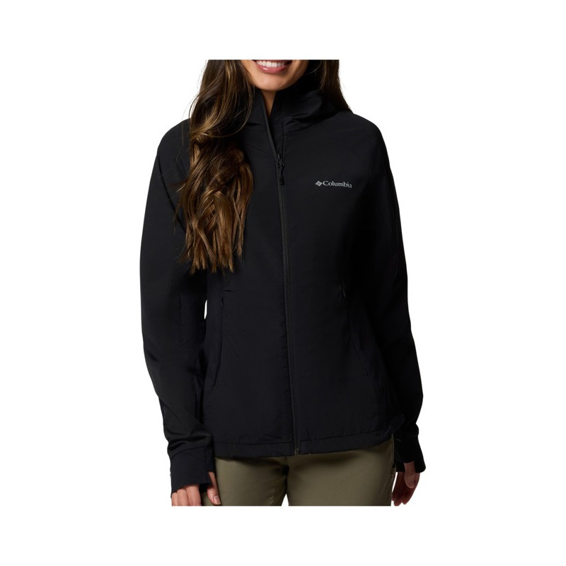 Bunda Columbia SWEET AS III HOODED SOFTSHELL Black
