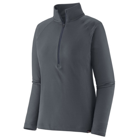 Tričko Patagonia CAP MW ZIP NECK Smolder Blue