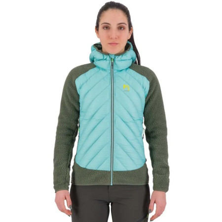 Casaco Karpos W TECH JACKET Thyme/Aqua Sky
