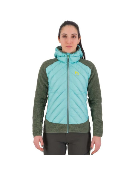 Striukė Karpos W TECH JACKET Thyme/Aqua Sky