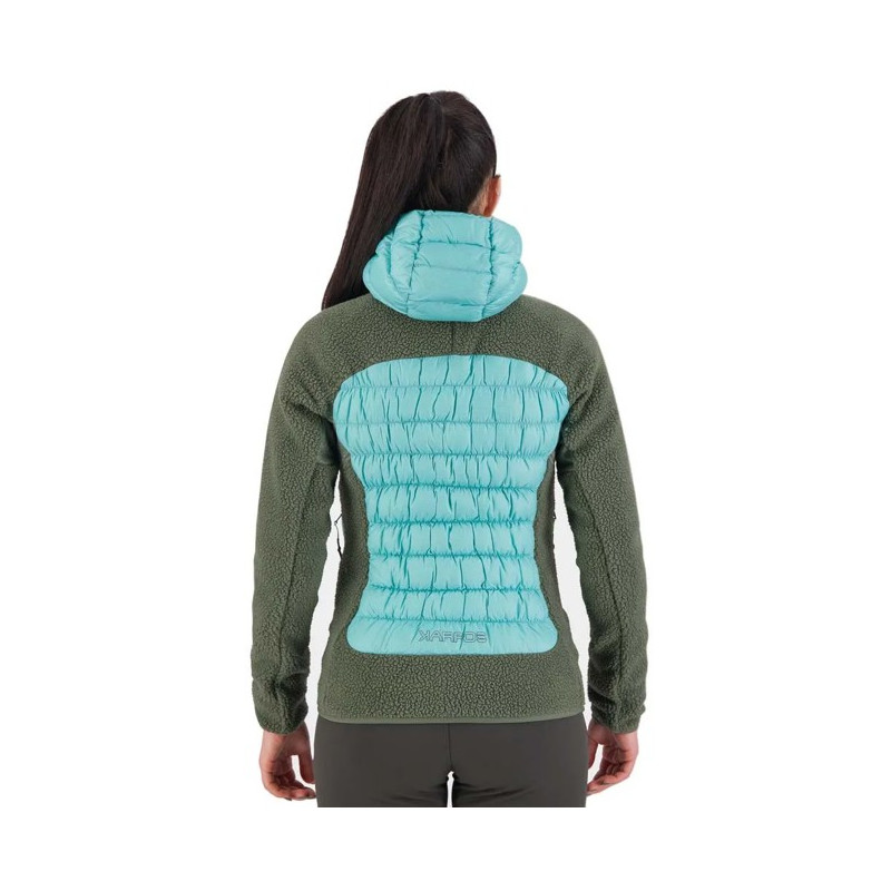 Striukė Karpos W TECH JACKET Thyme/Aqua Sky