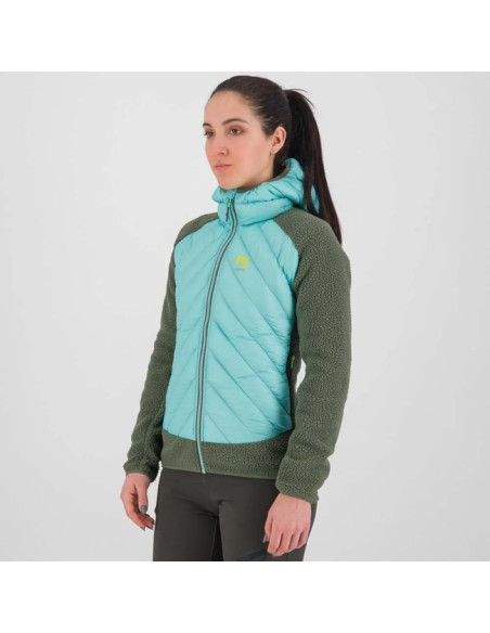 Jacket Karpos W TECH Thyme/Aqua Sky