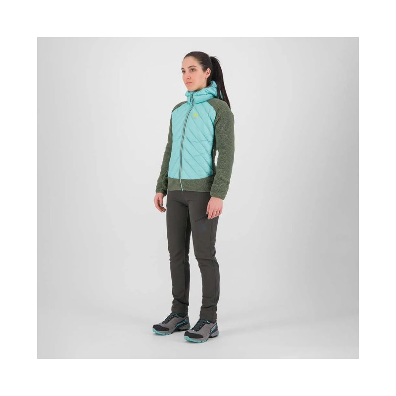 Jacket Karpos W TECH Thyme/Aqua Sky