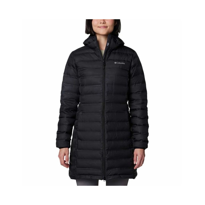 Jakke Columbia LAKE 22 II LONG HOODED JKT BLACK
