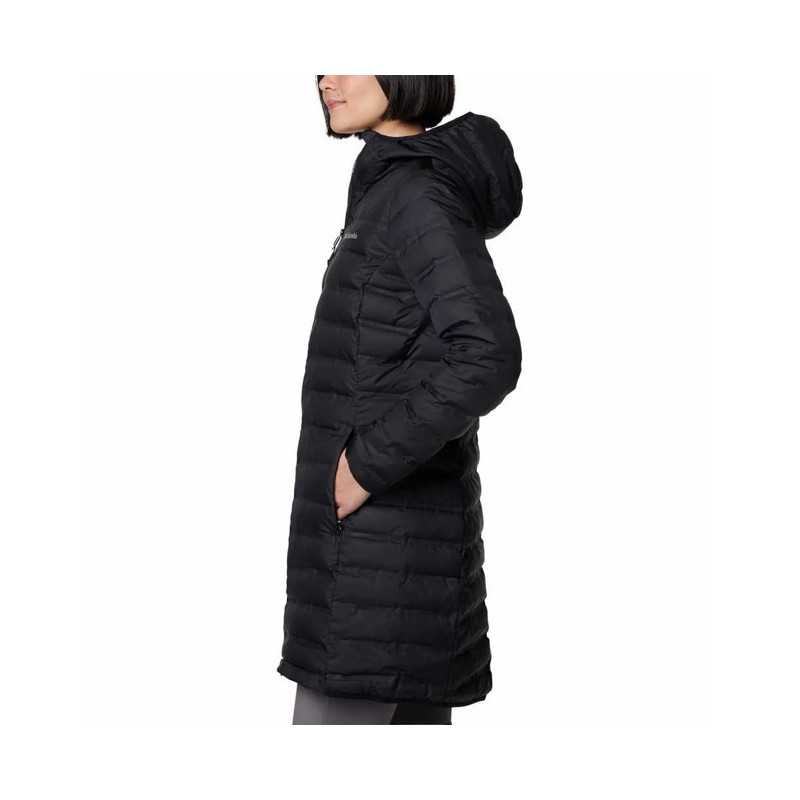 Jakke Columbia LAKE 22 II LONG HOODED JKT BLACK