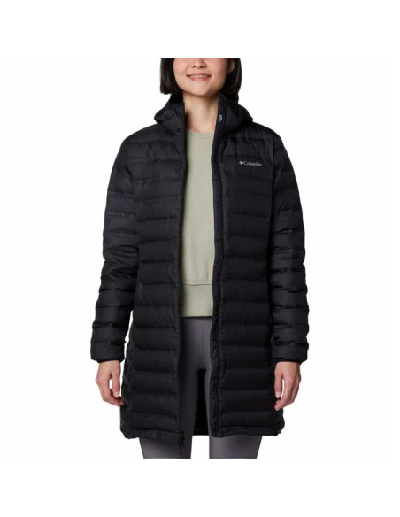 Jakke Columbia LAKE 22 II LONG HOODED JKT BLACK