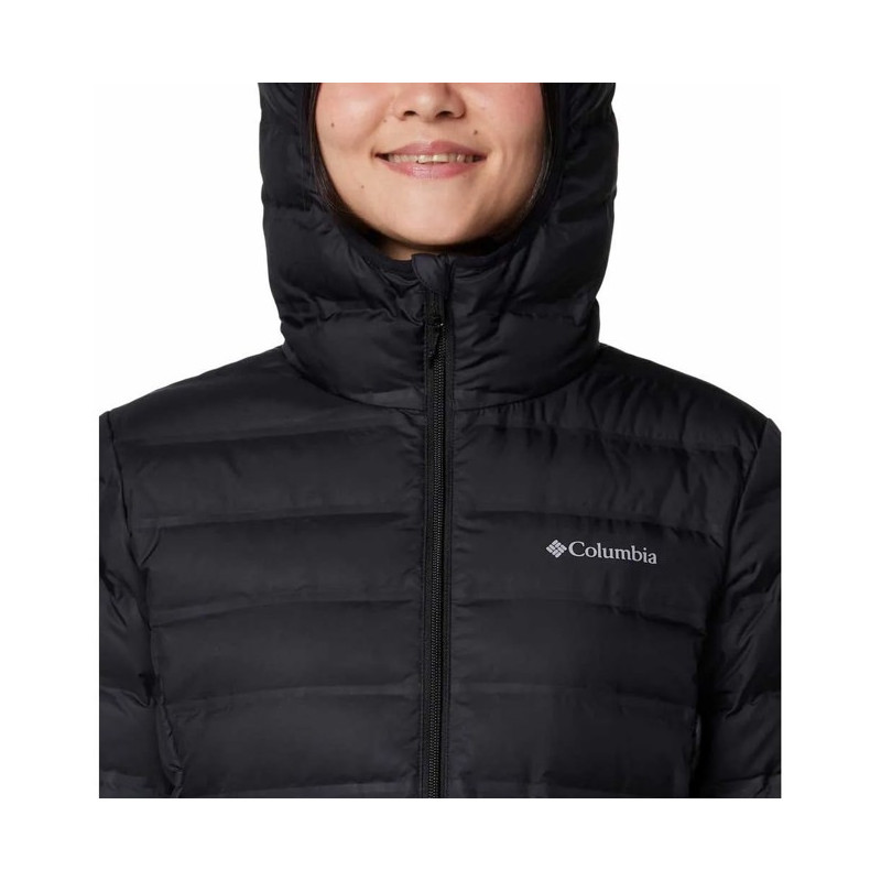 Jacke Columbia LAKE 22 II LONG HOODED JKT BLACK