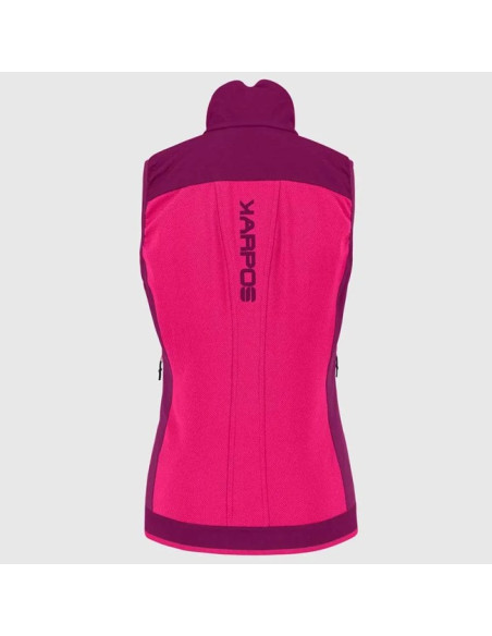 Telovnik Karpos ALAGNA PLUS EVO W VEST Pink/Boysenberry