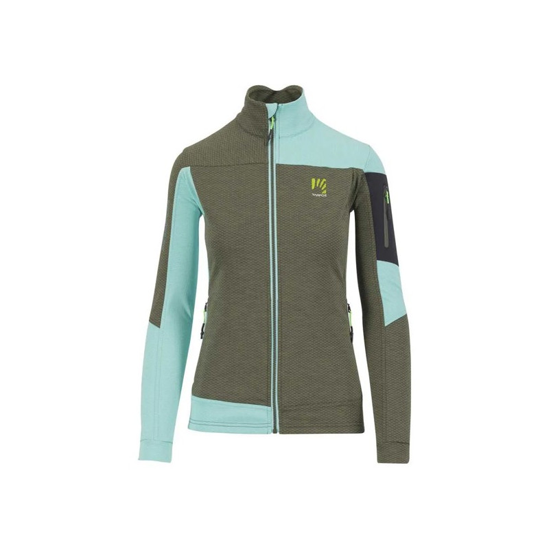 Fleece Karpos CHERZ W Thyme/Aqua Sky