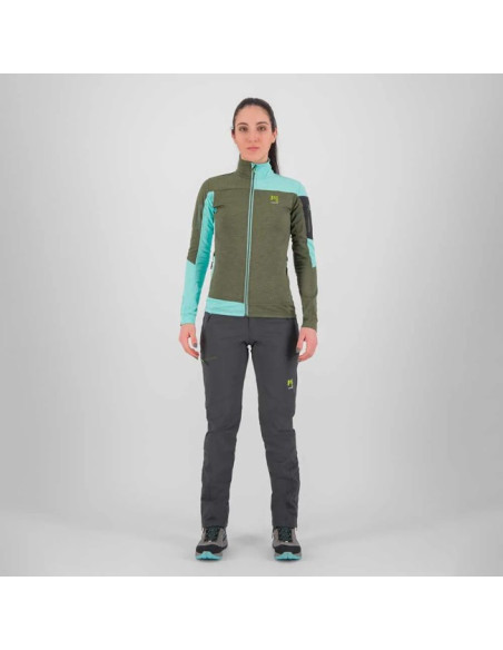 Fleece Karpos CHERZ W Thyme/Aqua Sky