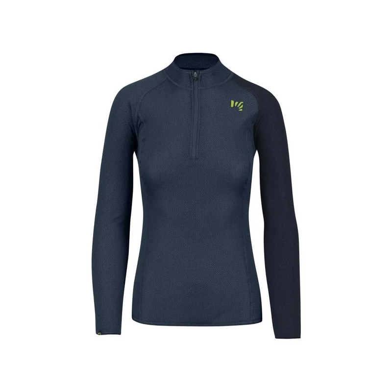 T-shirt Karpos OCTA W JERSEY LS HALF ZIP Midni
