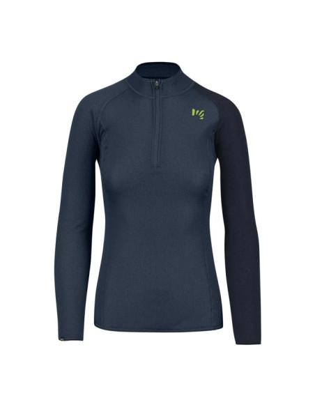 T-shirt Karpos OCTA W JERSEY LS HALF ZIP Midni